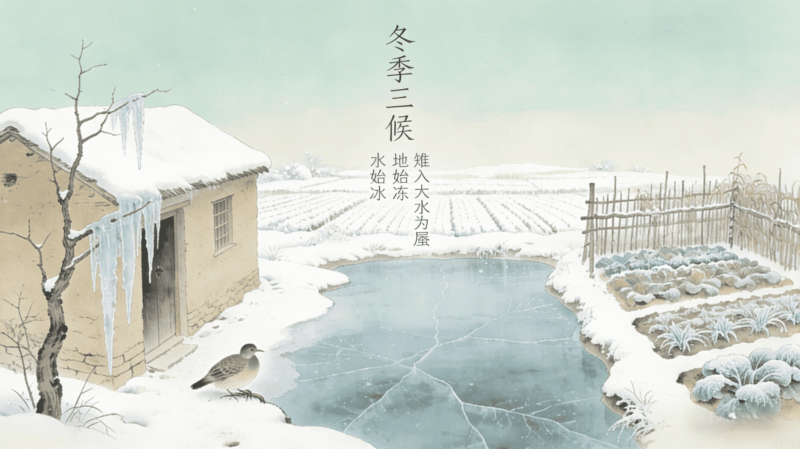 立冬三候